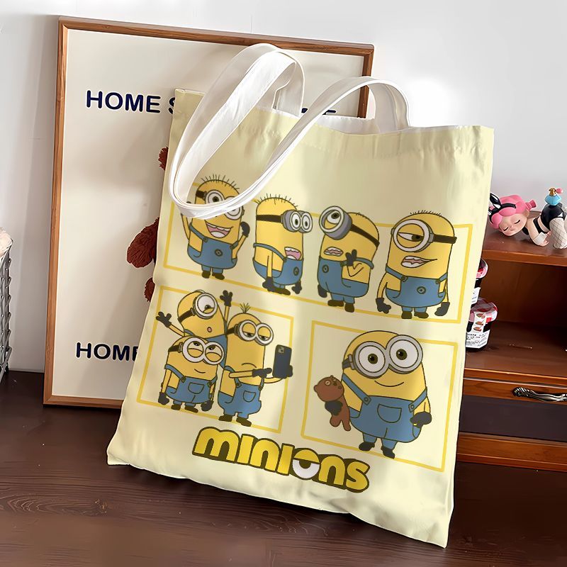 Canvas Tote Bag - Torba płócienna z motywem filmu Minionki,