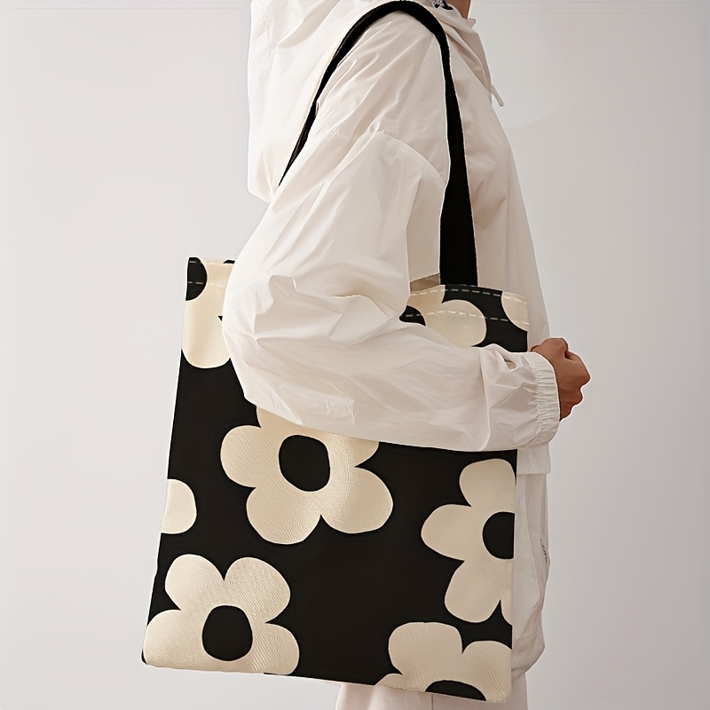 Canvas Tote Bag - Torba na zakupy z nadrukiem żółtych