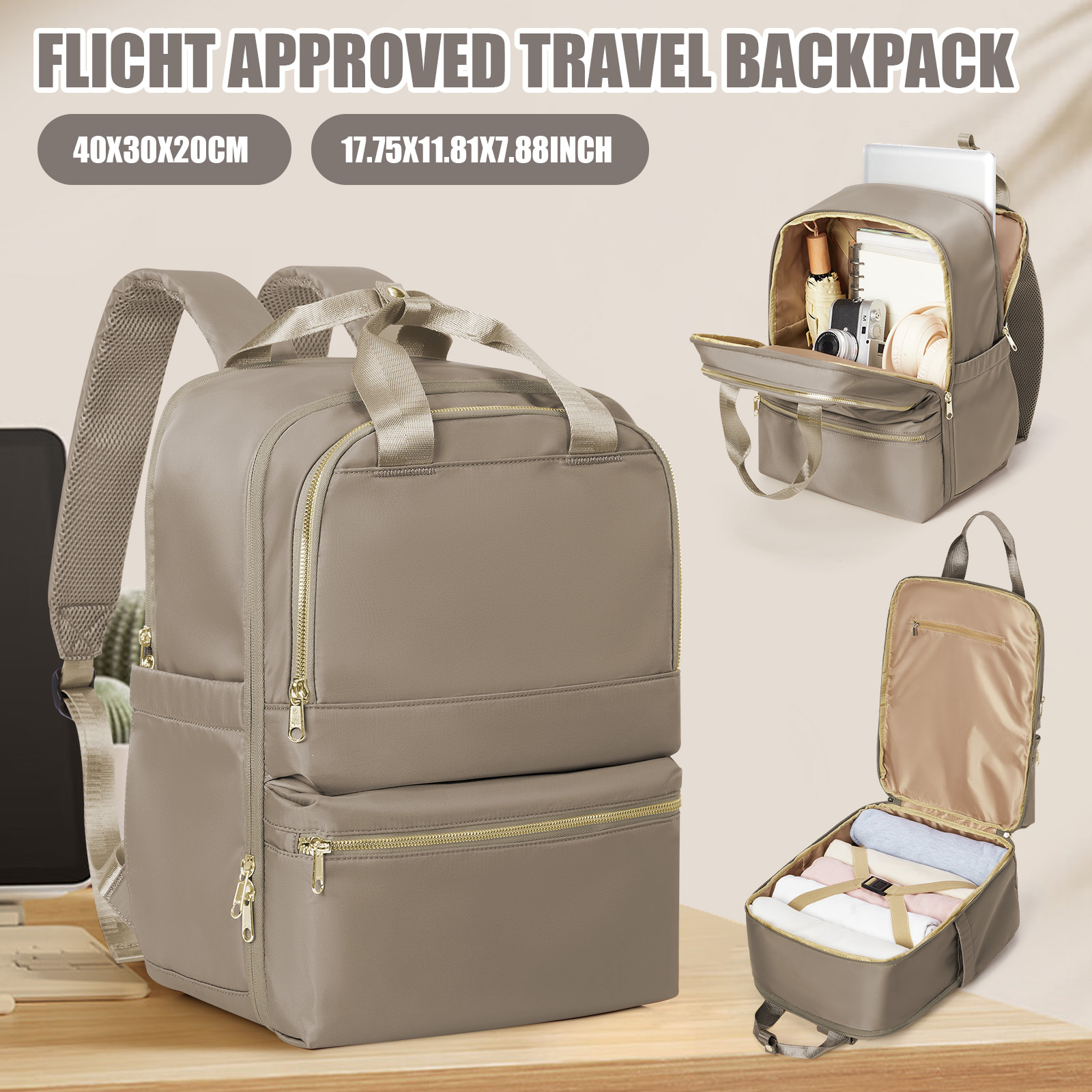 Trend Women Fashion - Plecak podróżny Ryanair 40x30x20 dla kobiet,