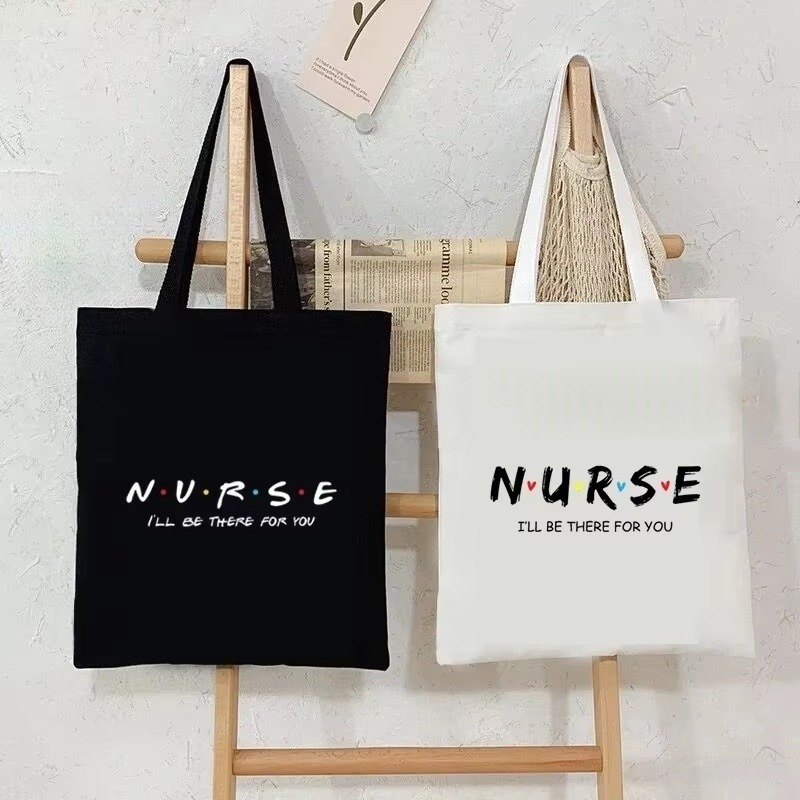 Canvas Tote Bag - Torba płócienna dla pielęgniarek, torba na