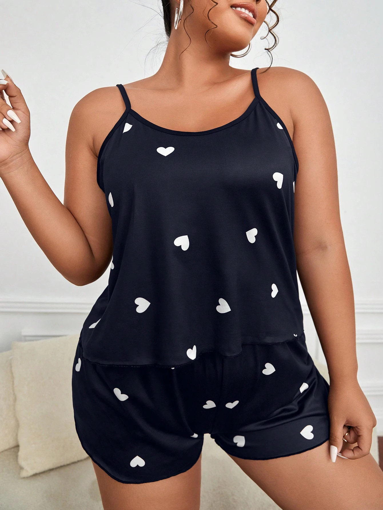 Trend Women Fashion - Dwuczęściowy zestaw piżam damskich, odzież do