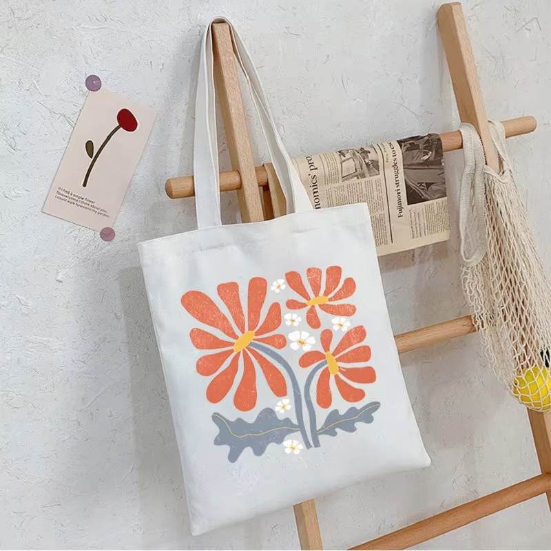 Canvas Tote Bag - Torba na zakupy damska w stylu