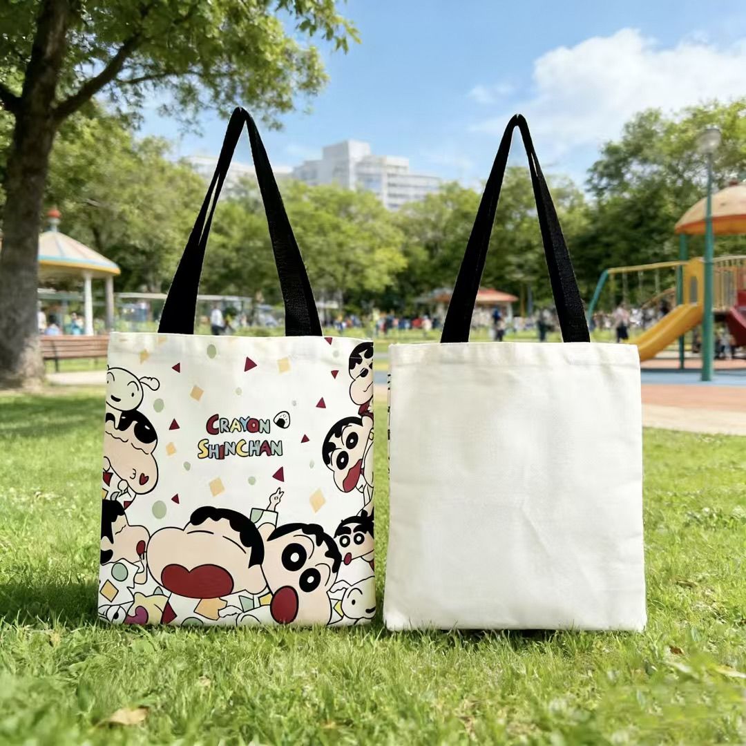 Canvas Tote Bag - Torba płócienna Crayon Shin-chan 2026, duża