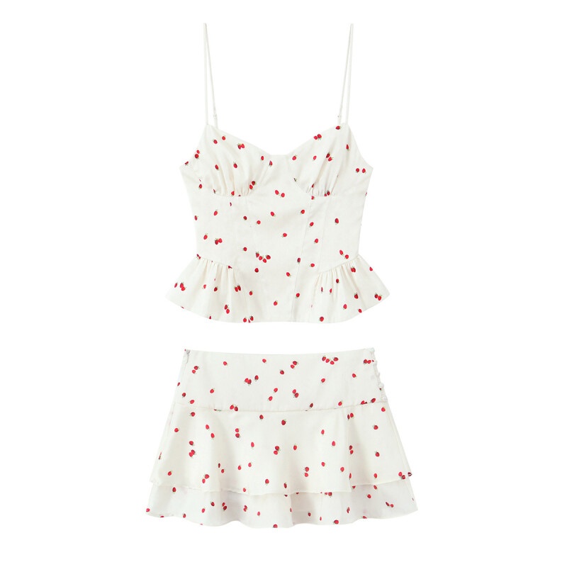 V Neck Cami Top - Damskie letnie zestawy na lato 2026,