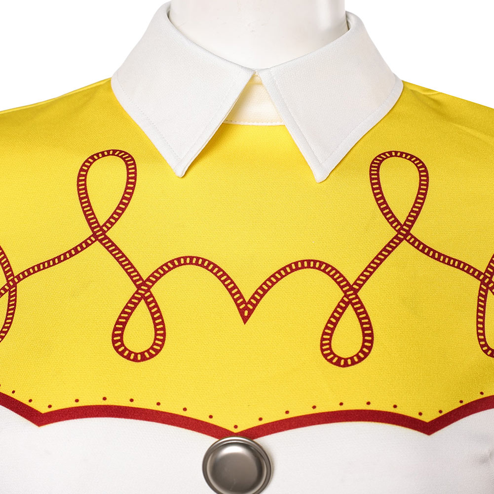 Strój Jessie Cowgirl Cosplay,  – Belted Shirt Dress recenzja i cena