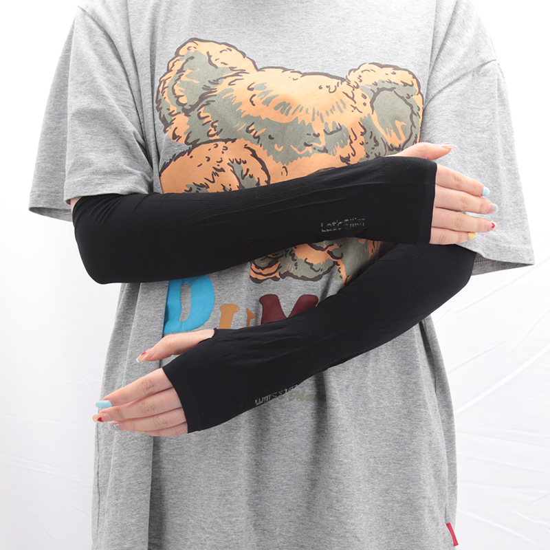 Nowy lodowy jedwab rękaw z fil – Women'S Fashion Gloves recenzja i cena