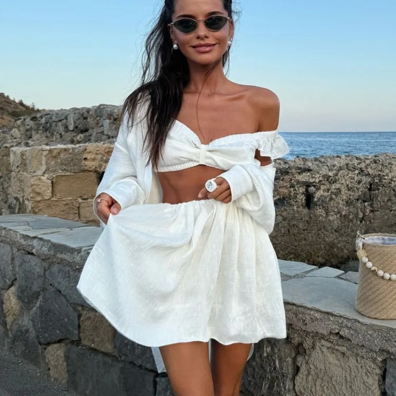 Damski letni komplet: top na r – V Neck Cami Top recenzja i cena