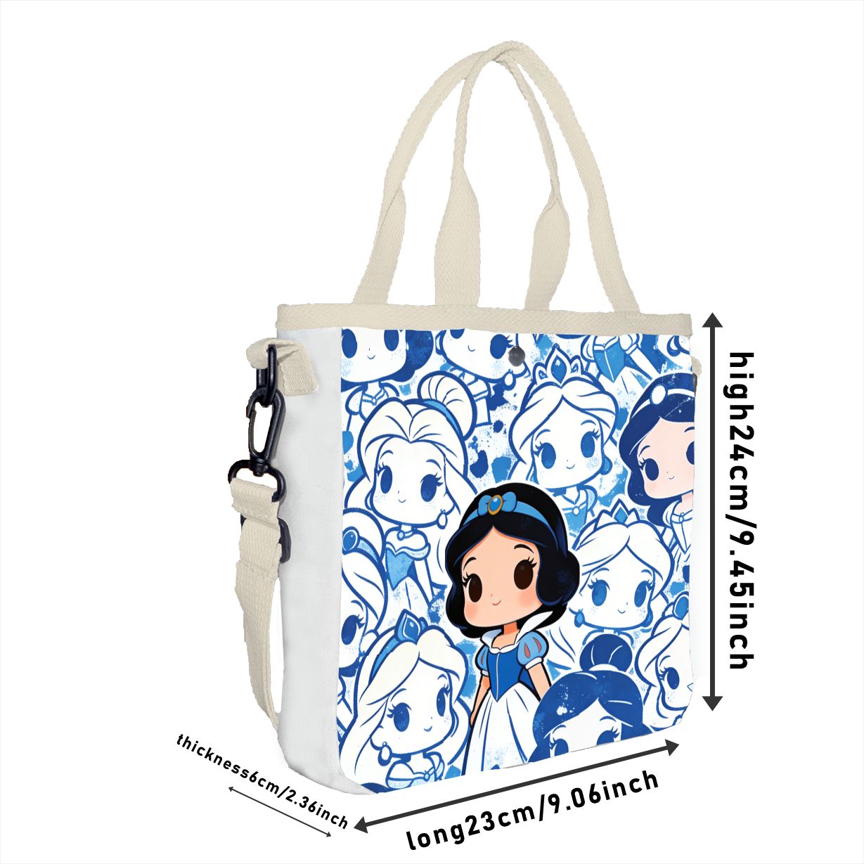 Torba na zakupy z nadrukiem po – Canvas Tote Bag recenzja i cena