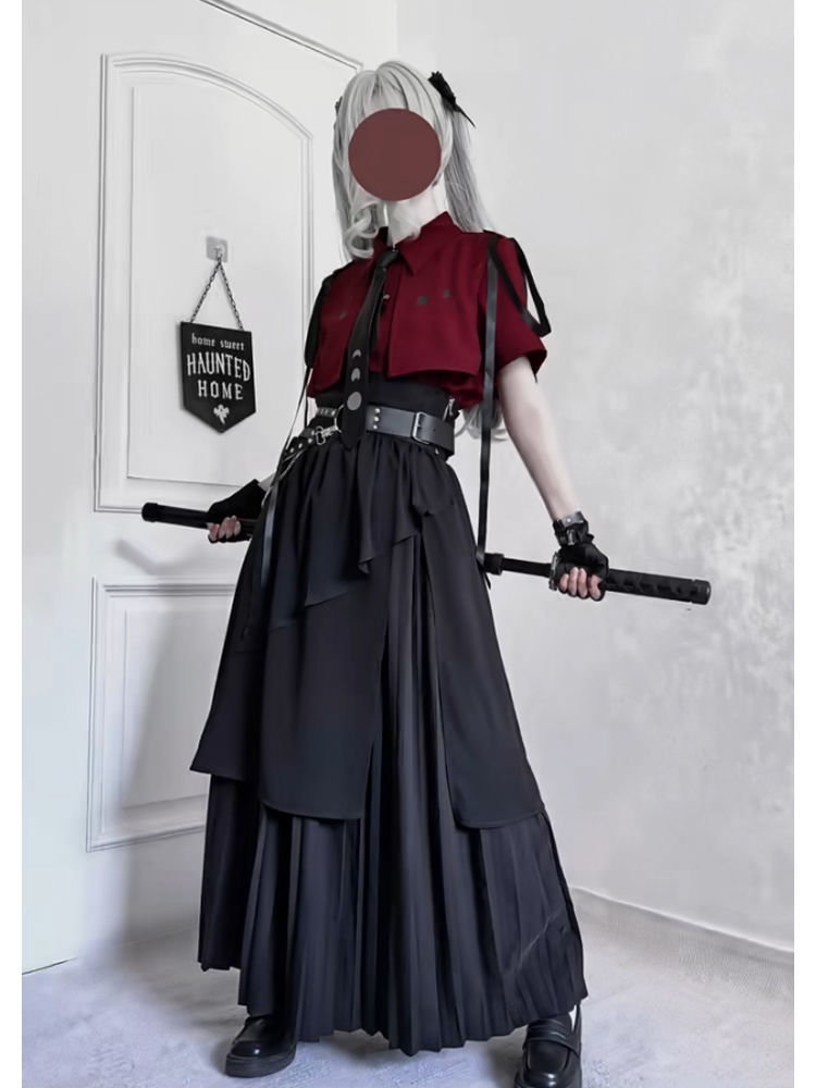 2025 Nowe Gotyckie Vintage Ele – Belted Shirt Dress recenzja i cena