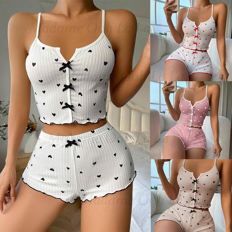 Seksowny zestaw piżamowy z nad – V Neck Cami Top recenzja i cena