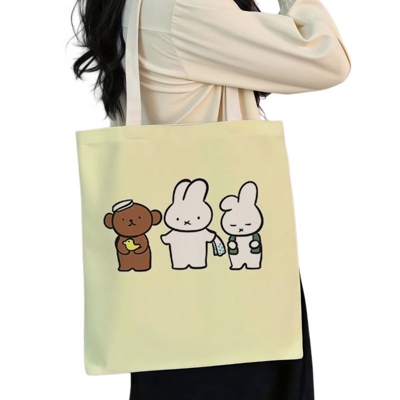 Urocza torba na ramię z motywe – Canvas Tote Bag recenzja i cena