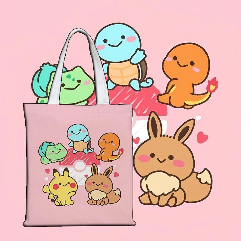 Torba płócienna Pokémon, urocz – Canvas Tote Bag recenzja i cena