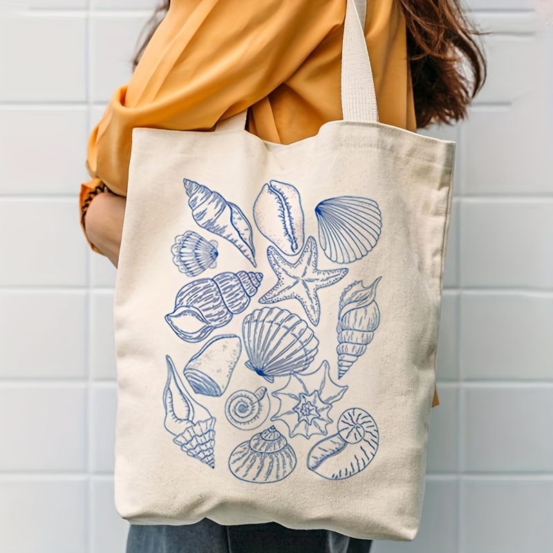 Torba damska z płótna z motywe – Canvas Tote Bag recenzja i cena