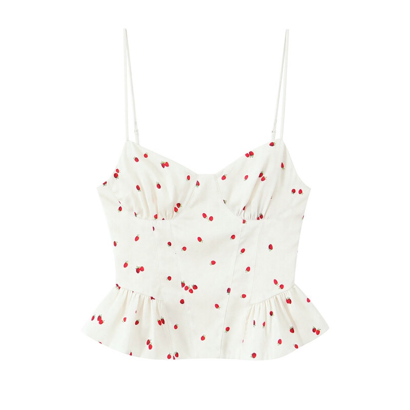Damskie letnie zestawy na lato – V Neck Cami Top recenzja i cena