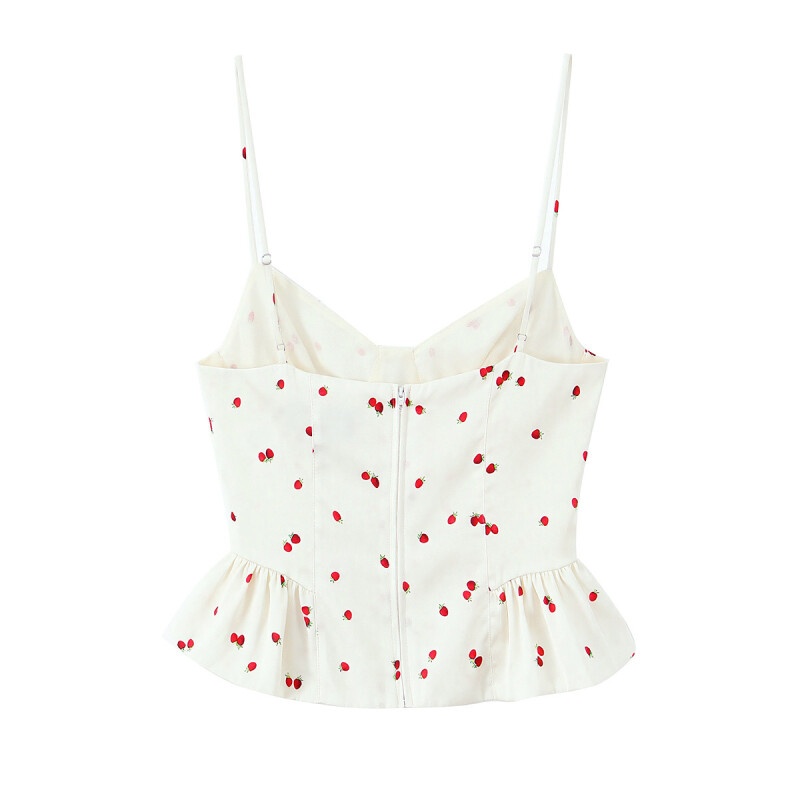 Damskie letnie zestawy na lato – V Neck Cami Top recenzja i cena