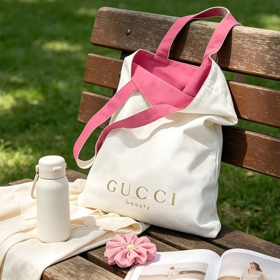 Torba GUCCI damska, płócienna  – Canvas Tote Bag recenzja i cena