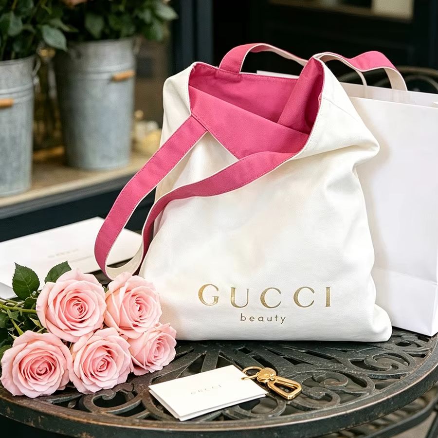 Torba GUCCI damska, płócienna  – Canvas Tote Bag recenzja i cena