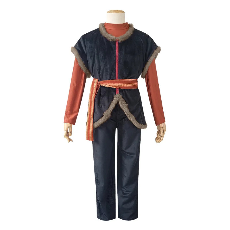 Kostiumy Cosplay Frozen Kristo – Belted Shirt Dress recenzja i cena